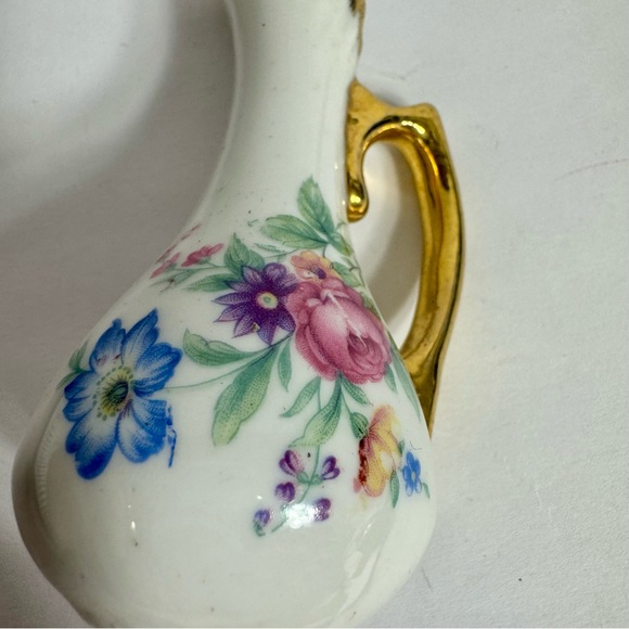 Vinatge Gold Plated Decorative mini Pitcher or bud vase. - Picture 5 of 11